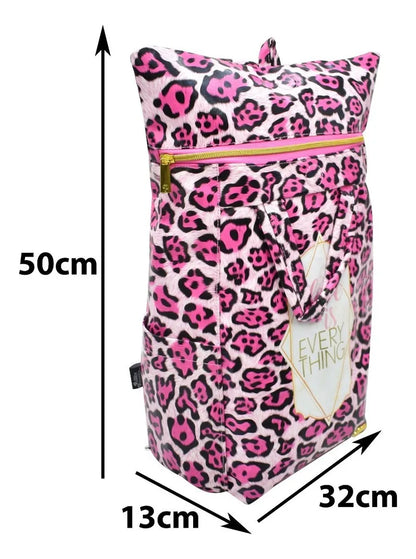 Mochila Platica Polinesia Love Is Every Thing Lisa Rosa Primaria Atm