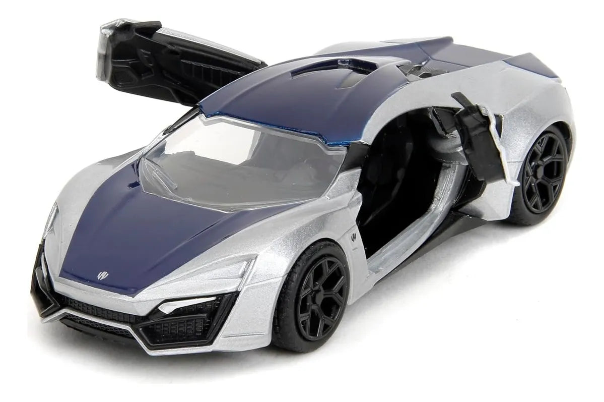Pink Slips Lykan Hypersport 1:32 Jada Plateado Azul