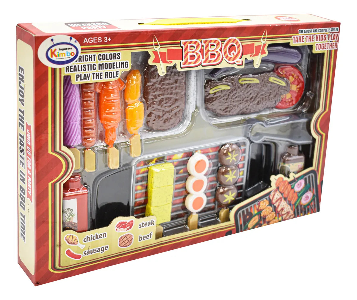 Set De Juego Barbecue Bbq 21 Accesorios Set #2