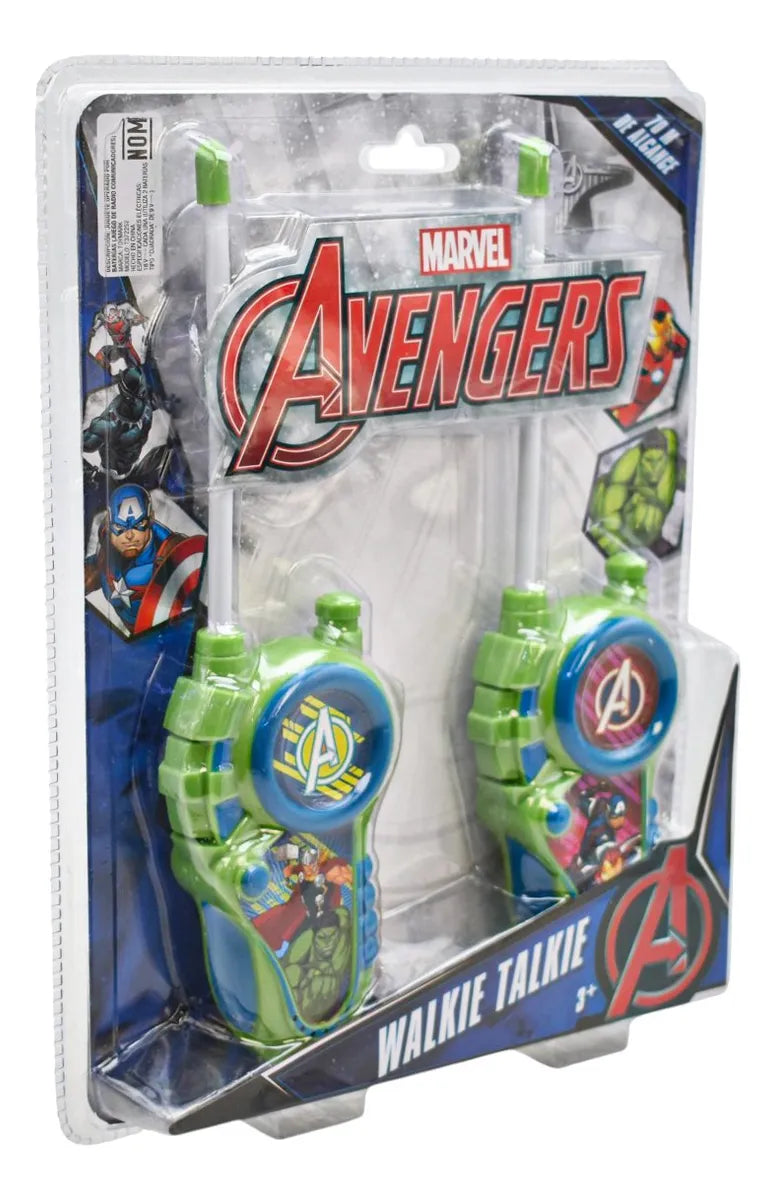 Walkie Talkie Marvel Avengers Verde Alcance 70m Toymark Verde