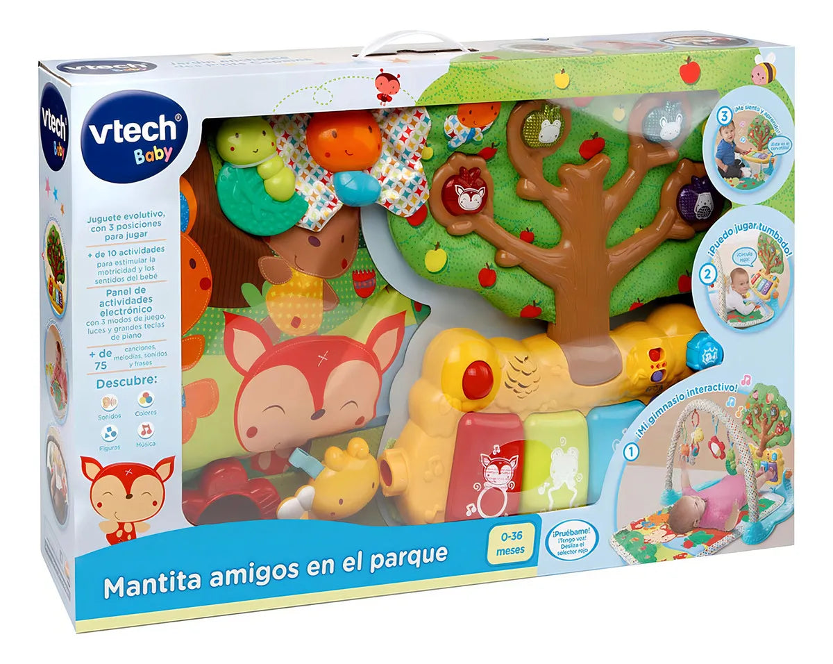 Mantita Amigos En El Parque Gimnasio Interactivo Vtech