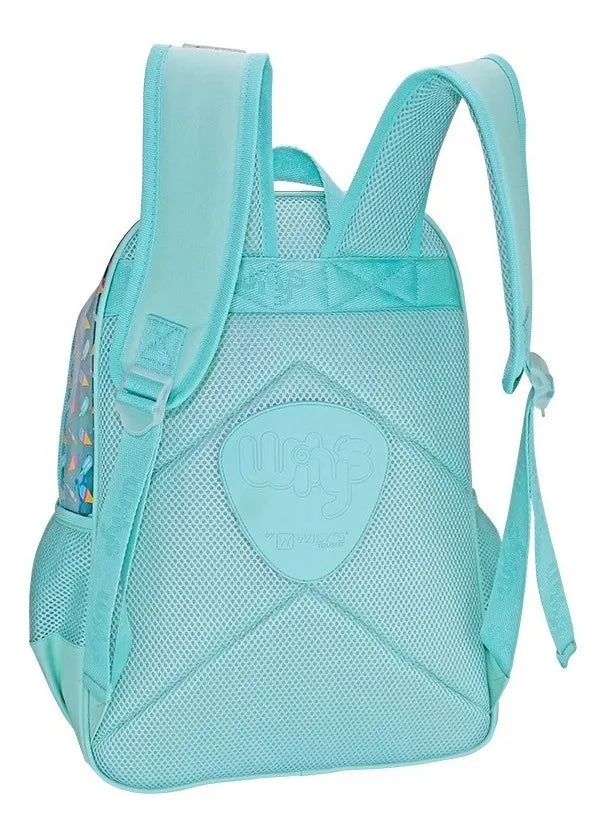 Mochila Helado Lentejuela Reversible Wilys Color Blanco