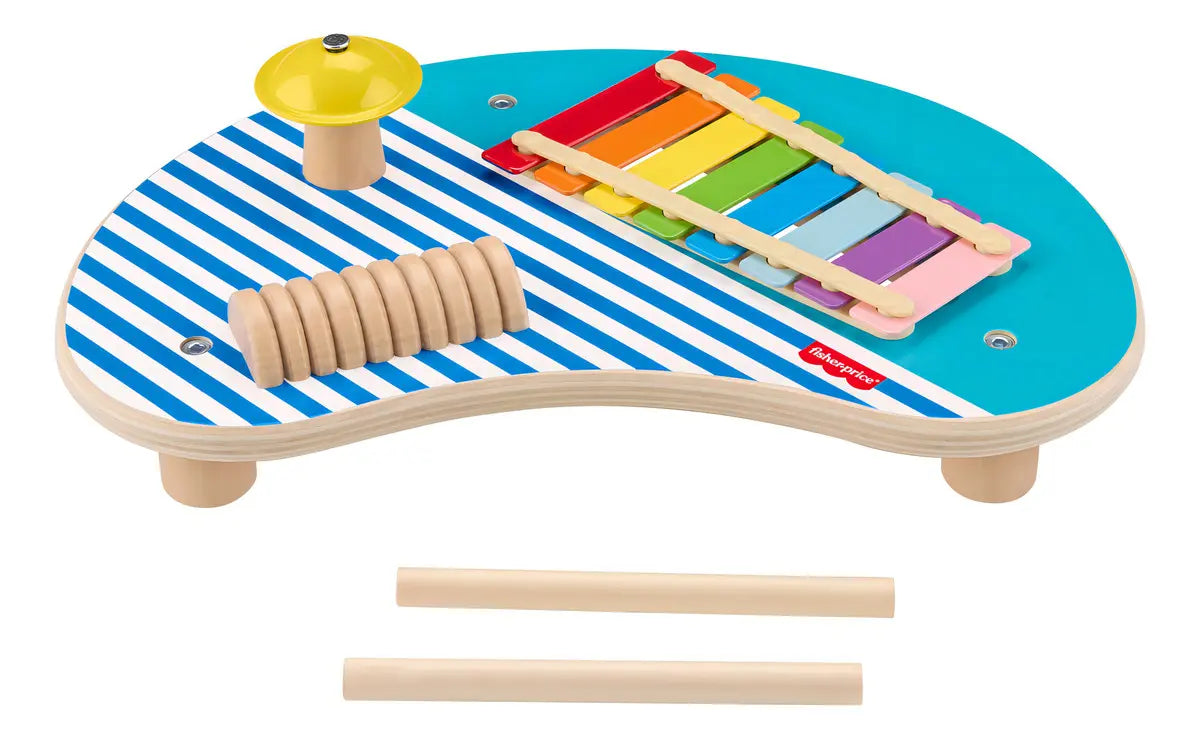 Mesa De Musica De Madera 3 En 1 Para Niños Fisher Price