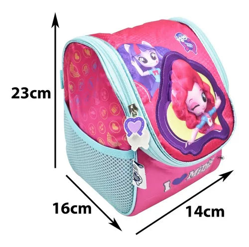Lonchera My Little Pony Equestria Girl Termica Urbania Color Rosa