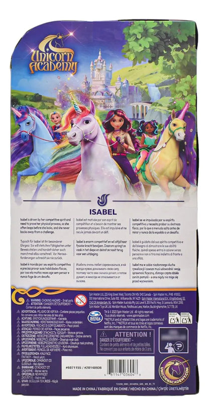 Unicorn Academy Muñeca Isabel Y Bebe Unicornio Spin Master