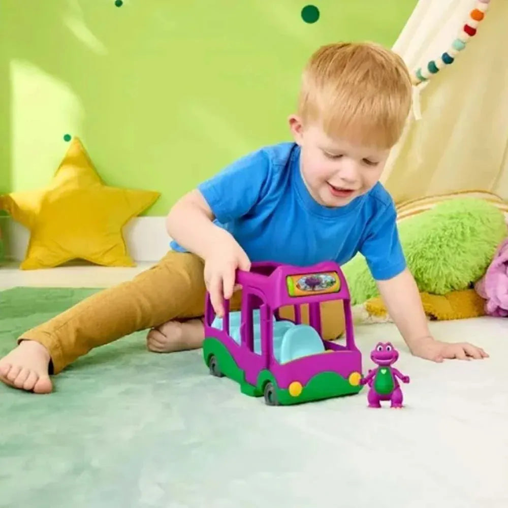 Vehículo De Juguete Autobús De Aventuras Multicolor Barney