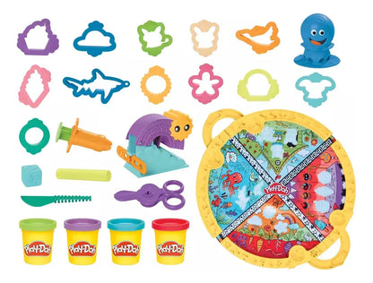 Play Doh Starters Set De Juego Portatil 227g Hasbro Multicolor
