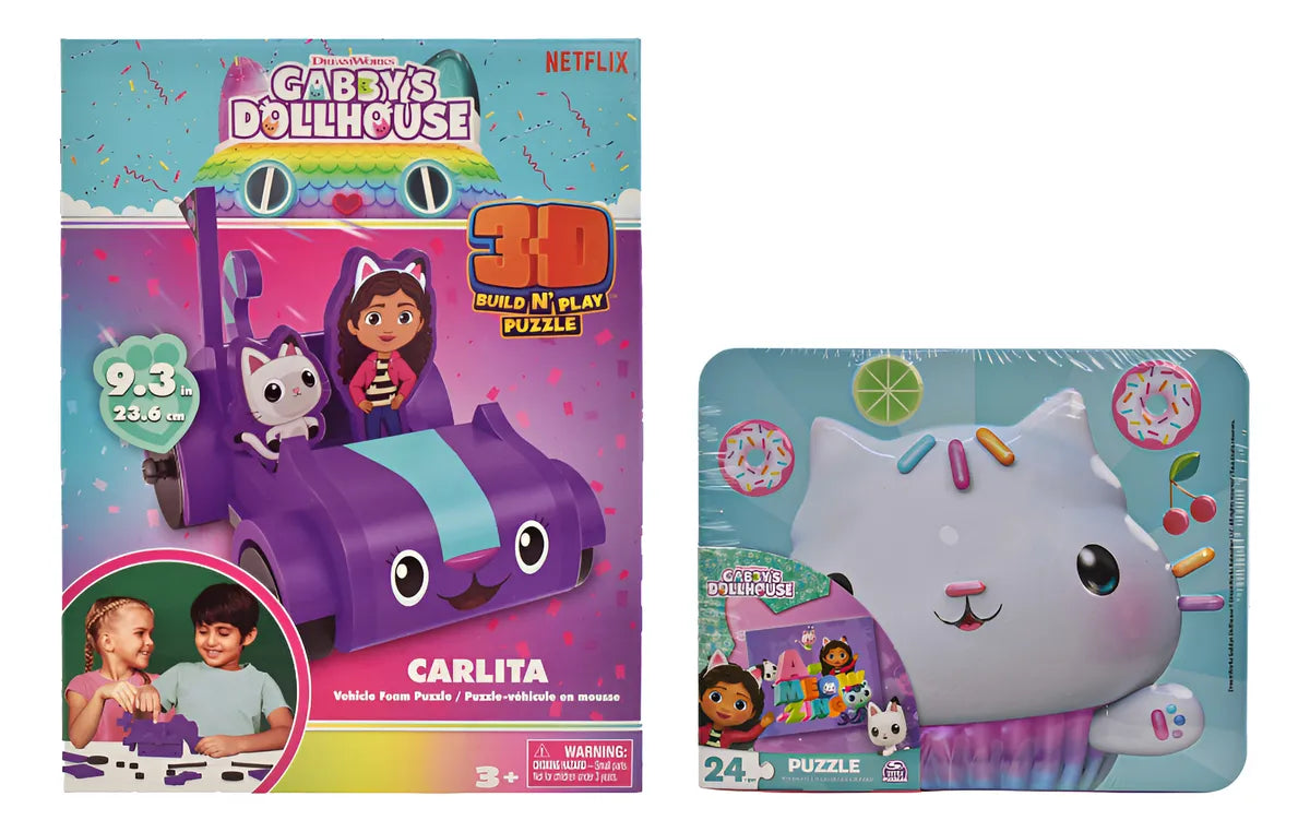 Gabbys Dollhouse Pack 2 Rompecabezas 51 Piezas Spin Master