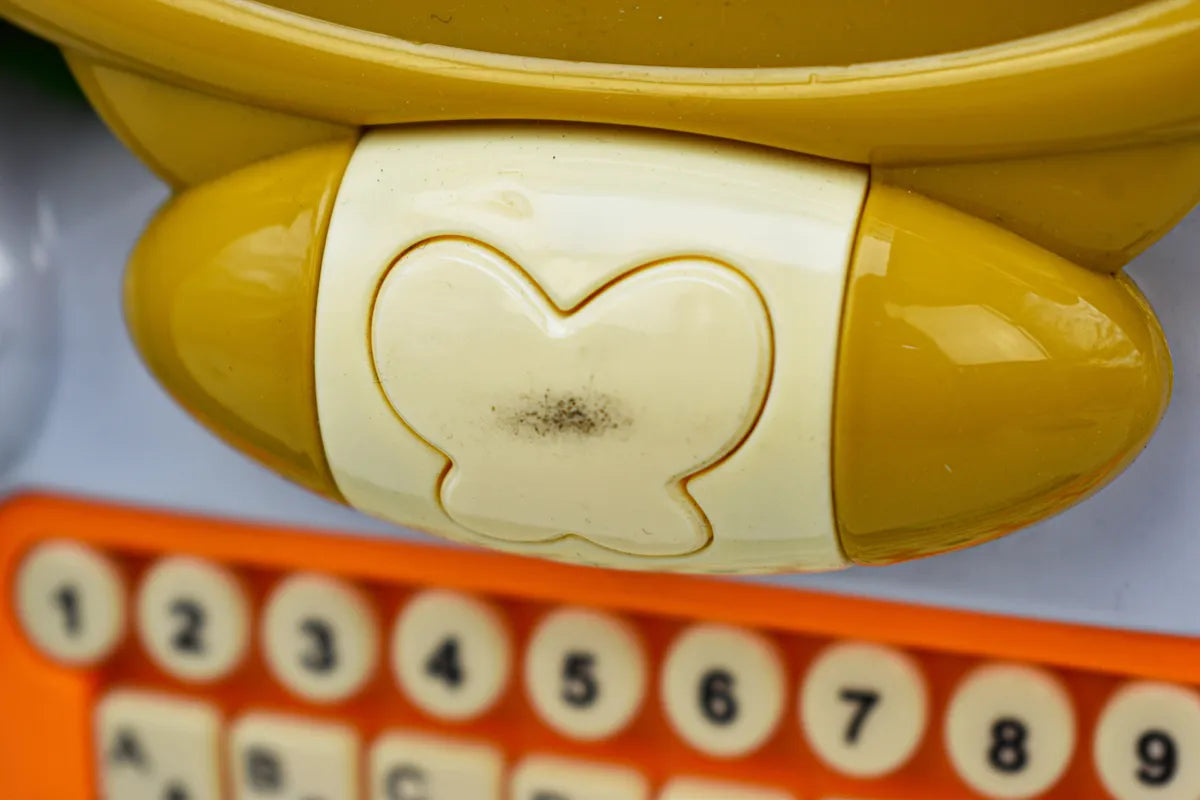 Mini Laptop Oso Juguete De Aprendizaje Con Luz Y Sonido Cf Marrón Claro