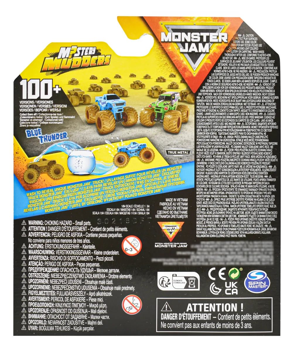 Monster Jam Blue Thunder Serie 1 Escala 1:64 Spin Master Blue Thunder
