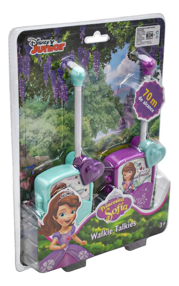 Walkie Talkie Disney Princesita Sofia Alcance 70m #2 Toymark Violeta