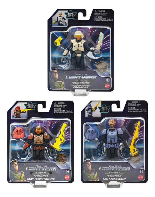Disney Lightyear Pack 3 Figuras 12cm Con Accesorios Mattel