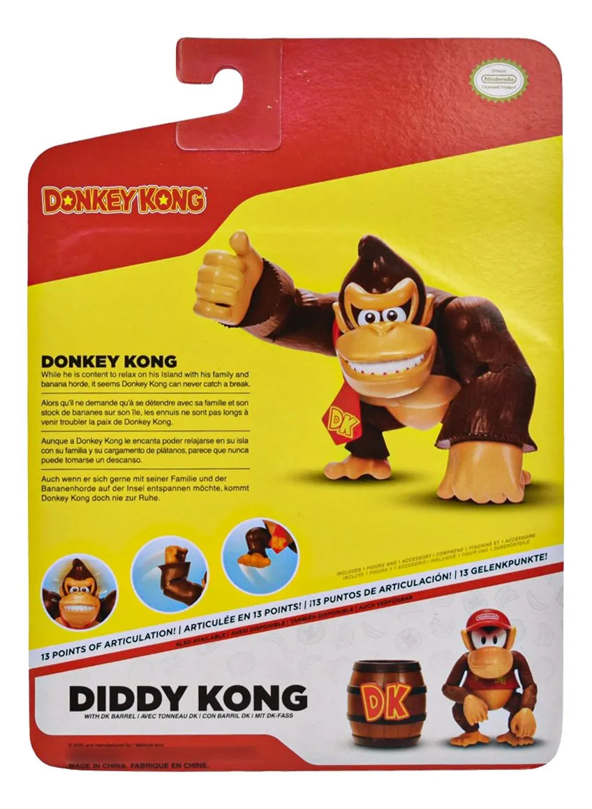 Donkey Kong Pack 2 Figuras Con Accesorios Jakks Pacific