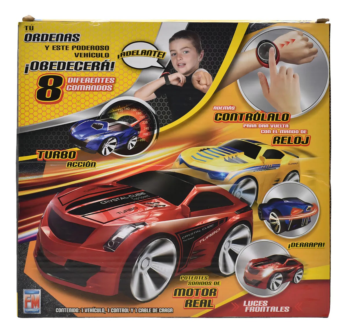 Turbo Voice Command Vehiculo Radio Control Azul Fotorama