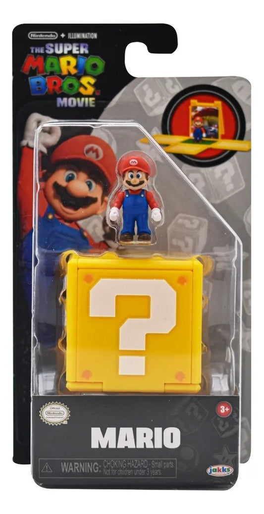Mario Bros Movie Mario Escenario Figura 3cm Jakks Pacific Cd