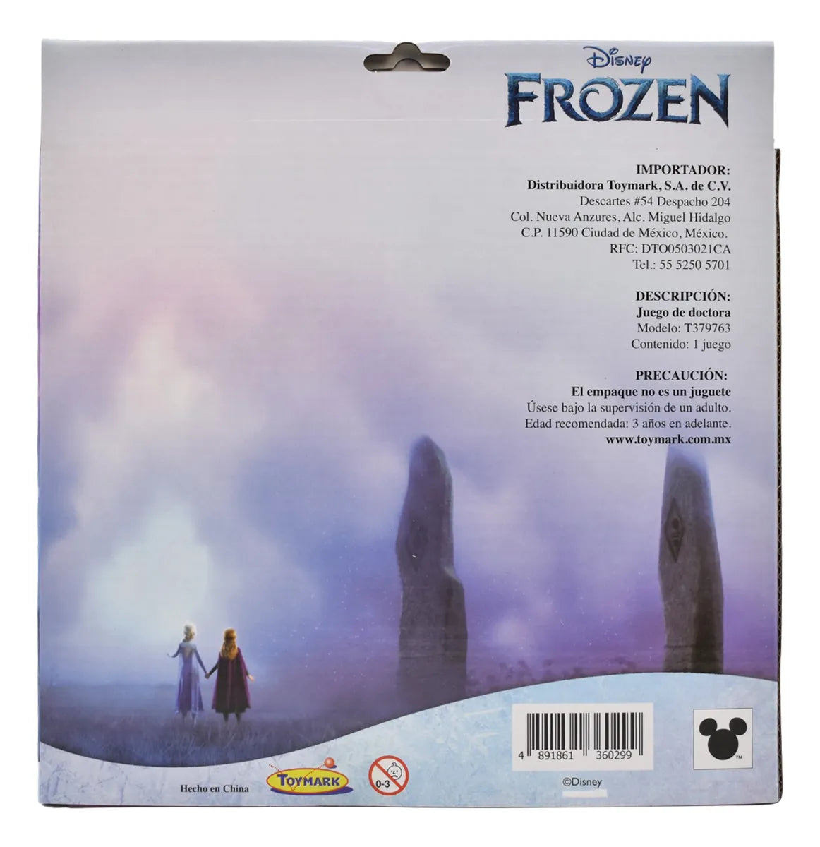Disney Mickey Y Frozen Pack 2 Juegos De Doctor Toymark Azul