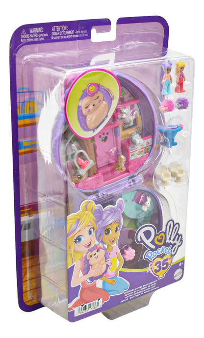 Polly Pocket Pack Estuche De Conejo Y Erizo Mattel