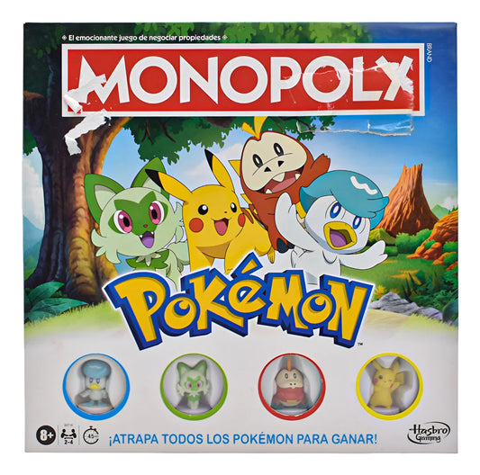 Monopoly Pokemon Juego De Mesa Hasbro Cf