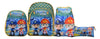 Mochila Lapicera Pinypon Action 4pz Color #3 Primaria 15988 Verde Etampado