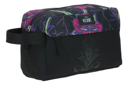 Mochila Y Lapicera Disney Villains Malefica Primaria Chenson Negro Estampado