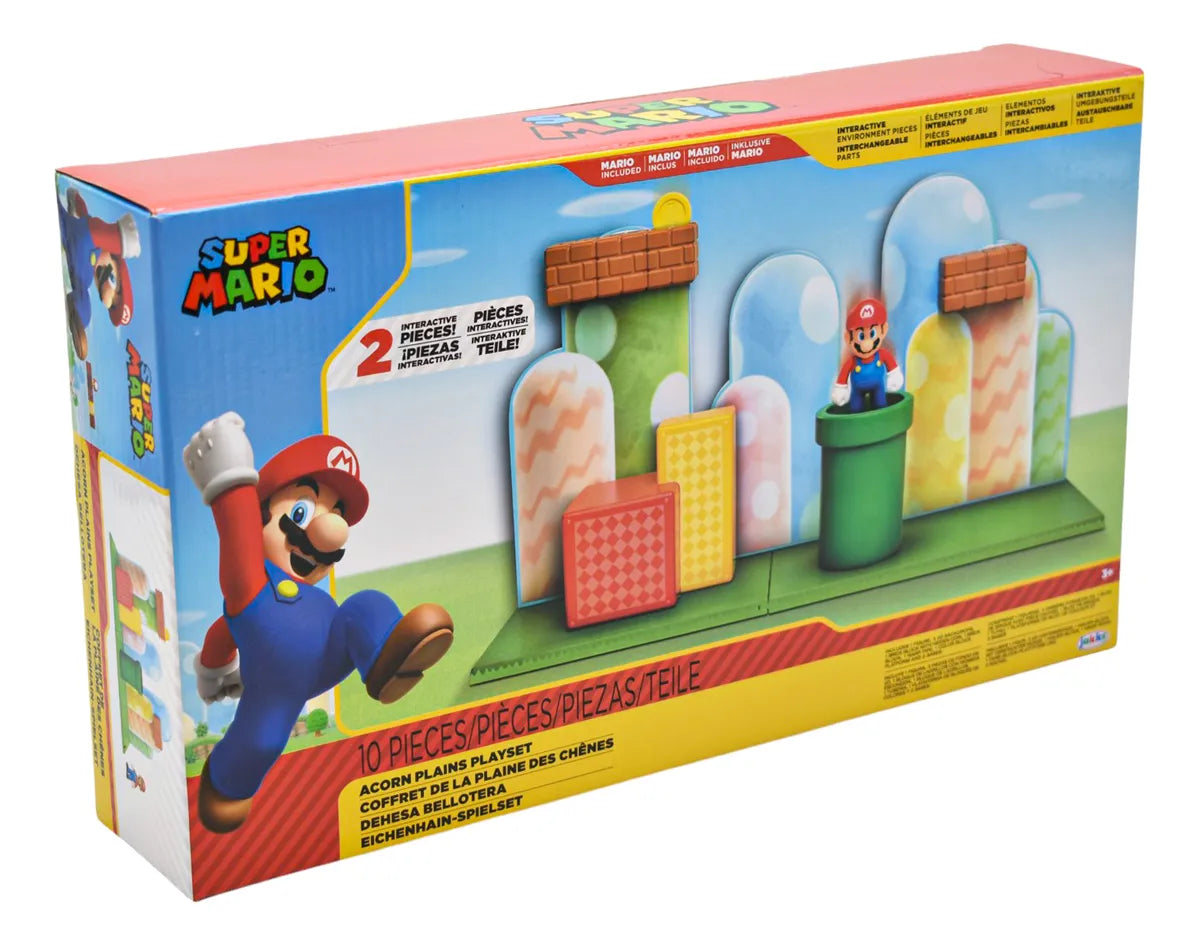 Super Mario Pack Desierto Y Dehesa Bellotera Jakks Pacific Multicolor