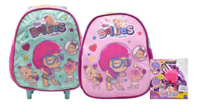 Mini Mochila Ruedas Bellies Bellie Beth Kit 3pz #2 Famosa Rosa Impresion 3d