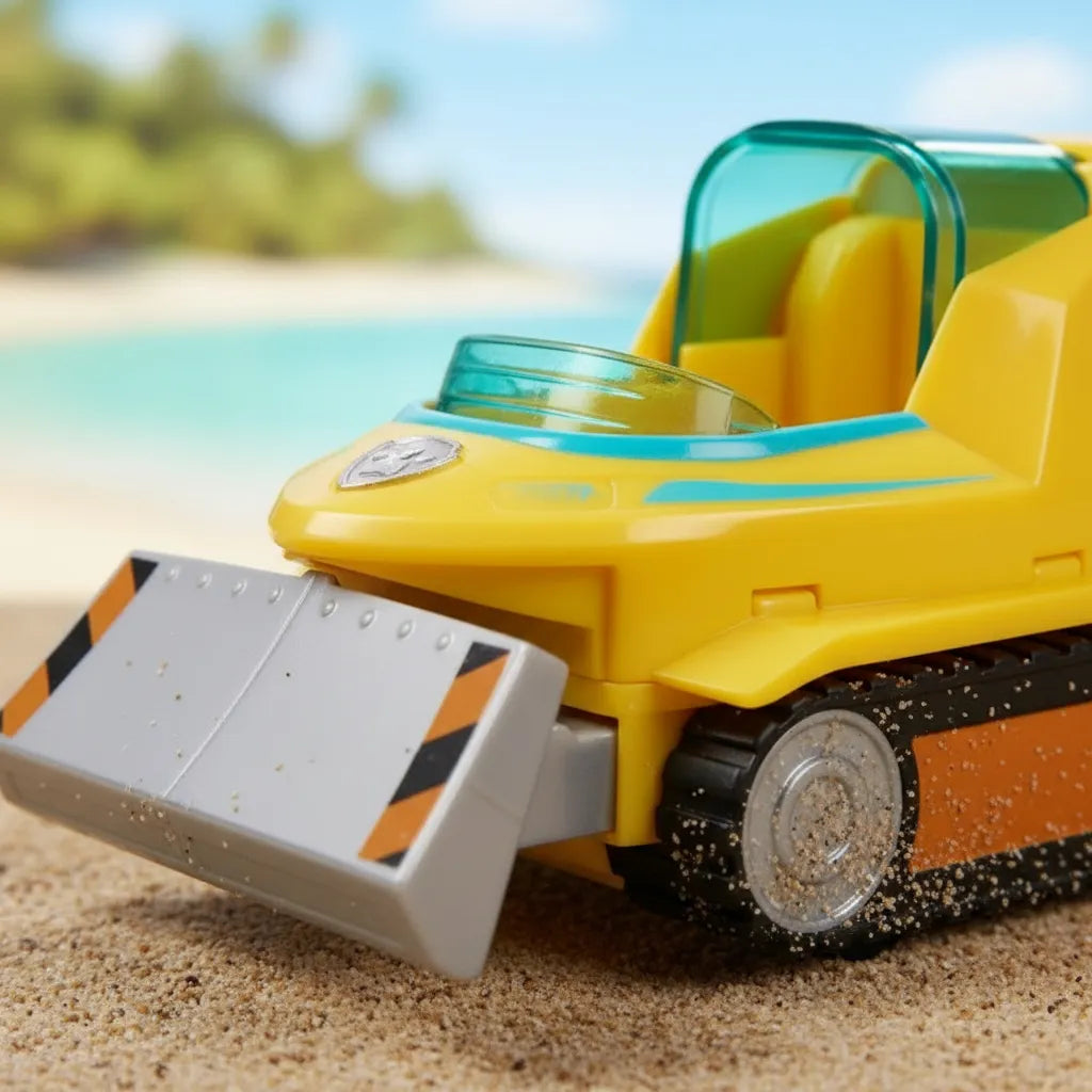 Paw Patrol Rubble Hammerhead Vehicle Aqua Pups Spin Master Amarillo