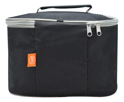 Lonchera De Poliéster Negra Lb15bc-18x Basic City Negro Liso