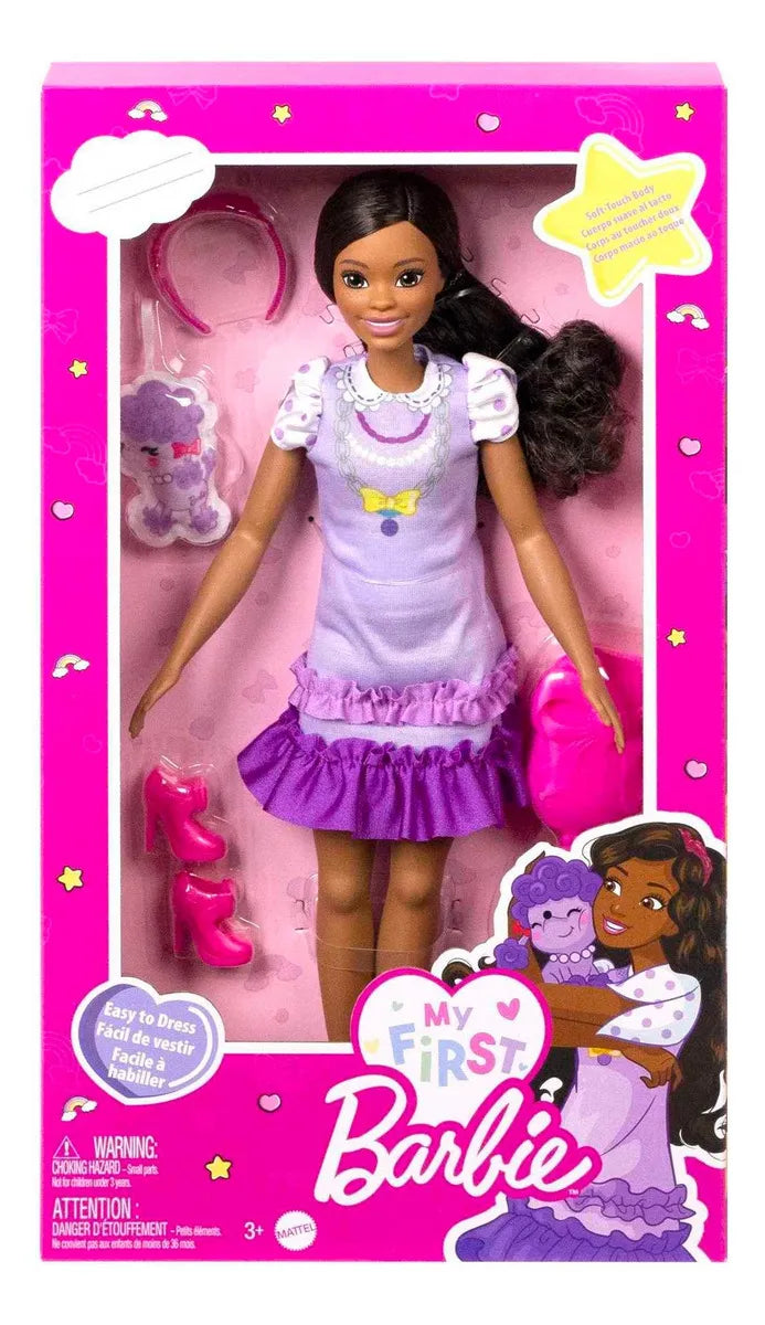 Barbie Mi Primera Barbie Muñeca Cabello Negro Con Puddle