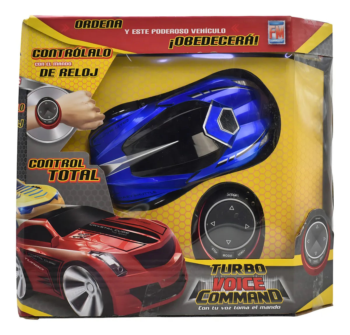 Turbo Voice Command Vehiculo Radio Control Azul Fotorama