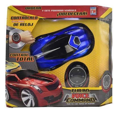 Turbo Voice Command Vehiculo Radio Control Azul Fotorama