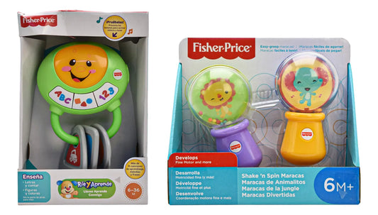 Maracas De Animalitos Y Llaves Aprende Conmigo Fisher Price Multicolor