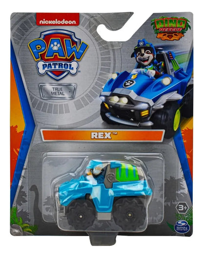 Paw Patrol Basico Y Dino Recue 3 Vehiculos Spin Master Chase Y Rex Multicolor