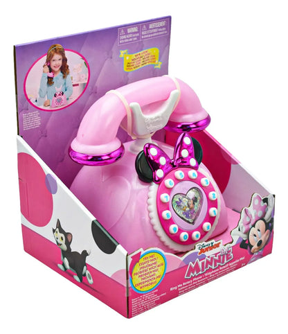 Disney Junior Minnie Telefono Con Dial Rotatorio Just Play Rosa