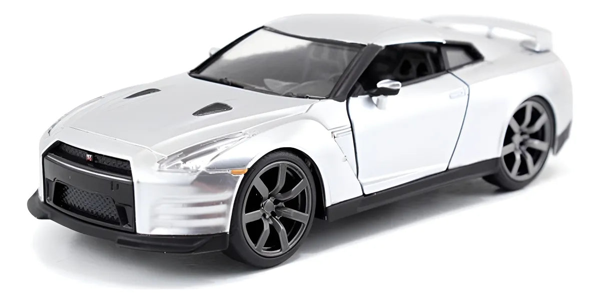 Fast And Furious Brians Nissan Gt-r R35 1:32 Jada Silver