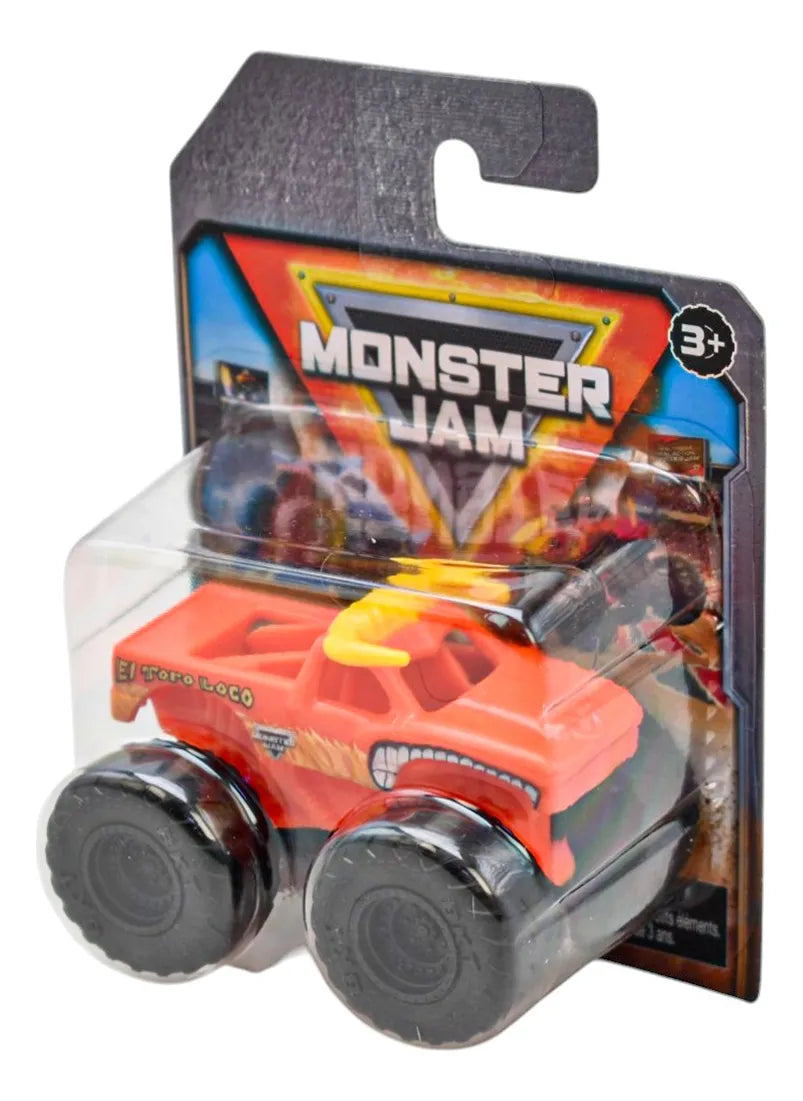 Monster Jam Pack 4 Vehiculos Escala 1:72 Spin Master Multicolor