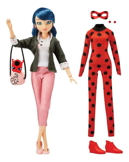 Miraculous Ladybug Y Marinette Muñeca 26cm Playmates Toys