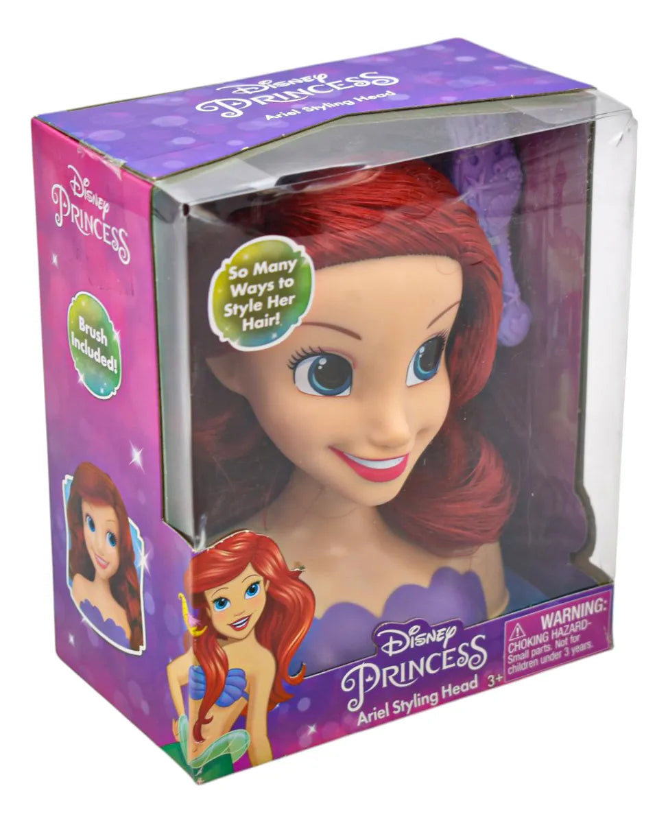 Disney Princesa Ariel Cabeza De Peinado 15cm Just Play Da