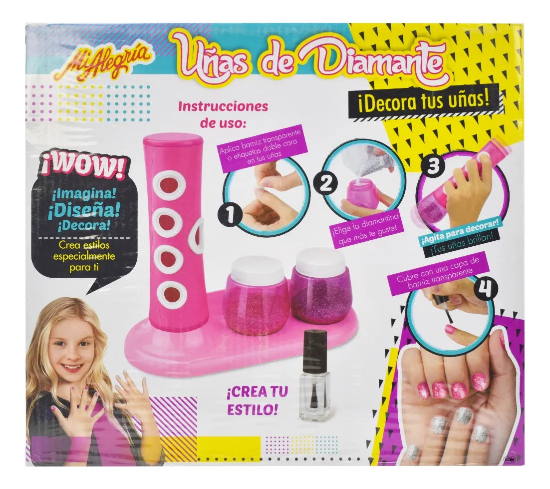Uñas De Diamante Juego De Manicure Mi Alegría