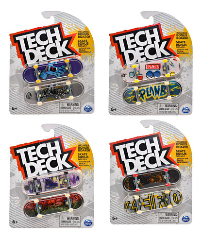 Tech Deck Con Bonus Skate Patinetas Pack 4pz Spin Master Multicolor