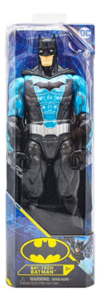 Dc Bat-tech Batman Traje Azul Figura 29cm Spin Master Cd