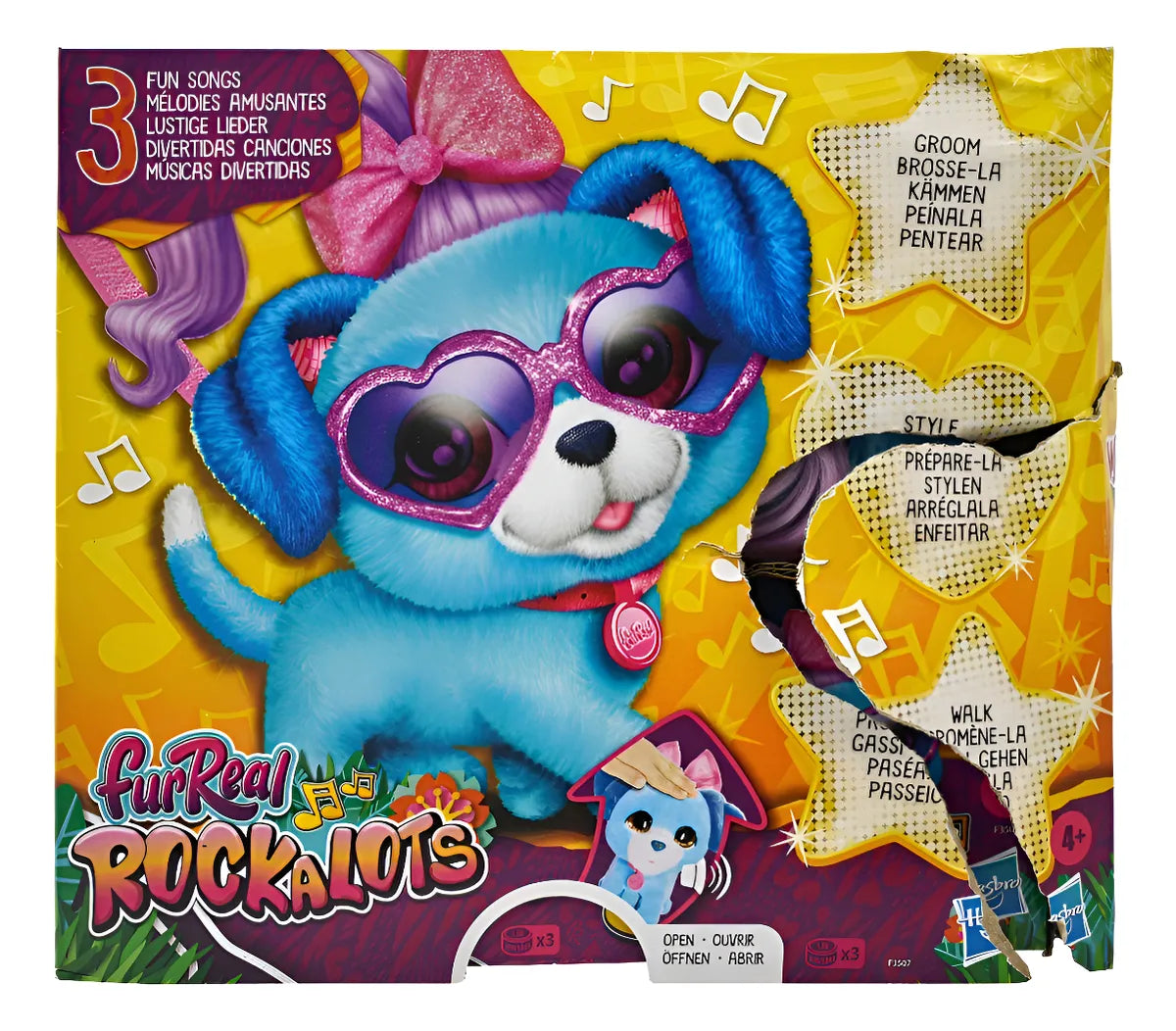 Furreal Rockalots Fix It Walk It 3 Melodies Hasbro Cd Blue