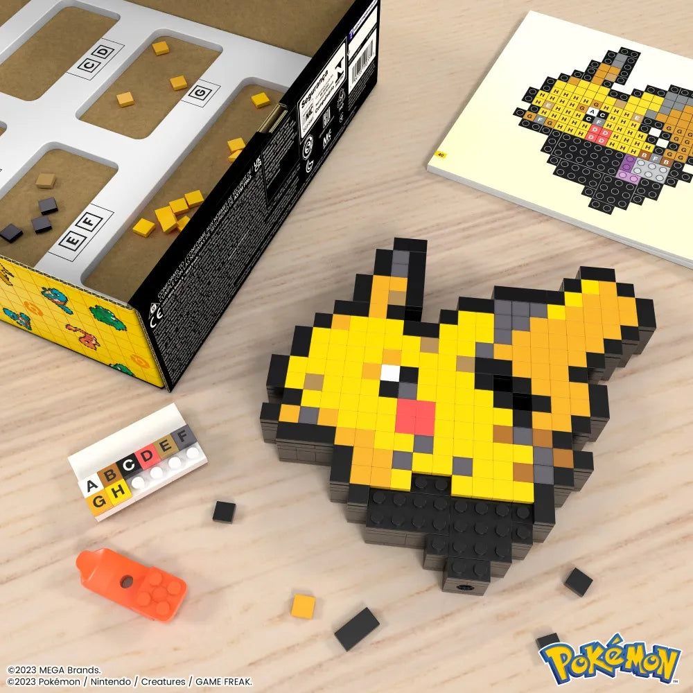 Mega Pokémon Juguete De Construcción Pikachu Píxel Cantidad de piezas 400