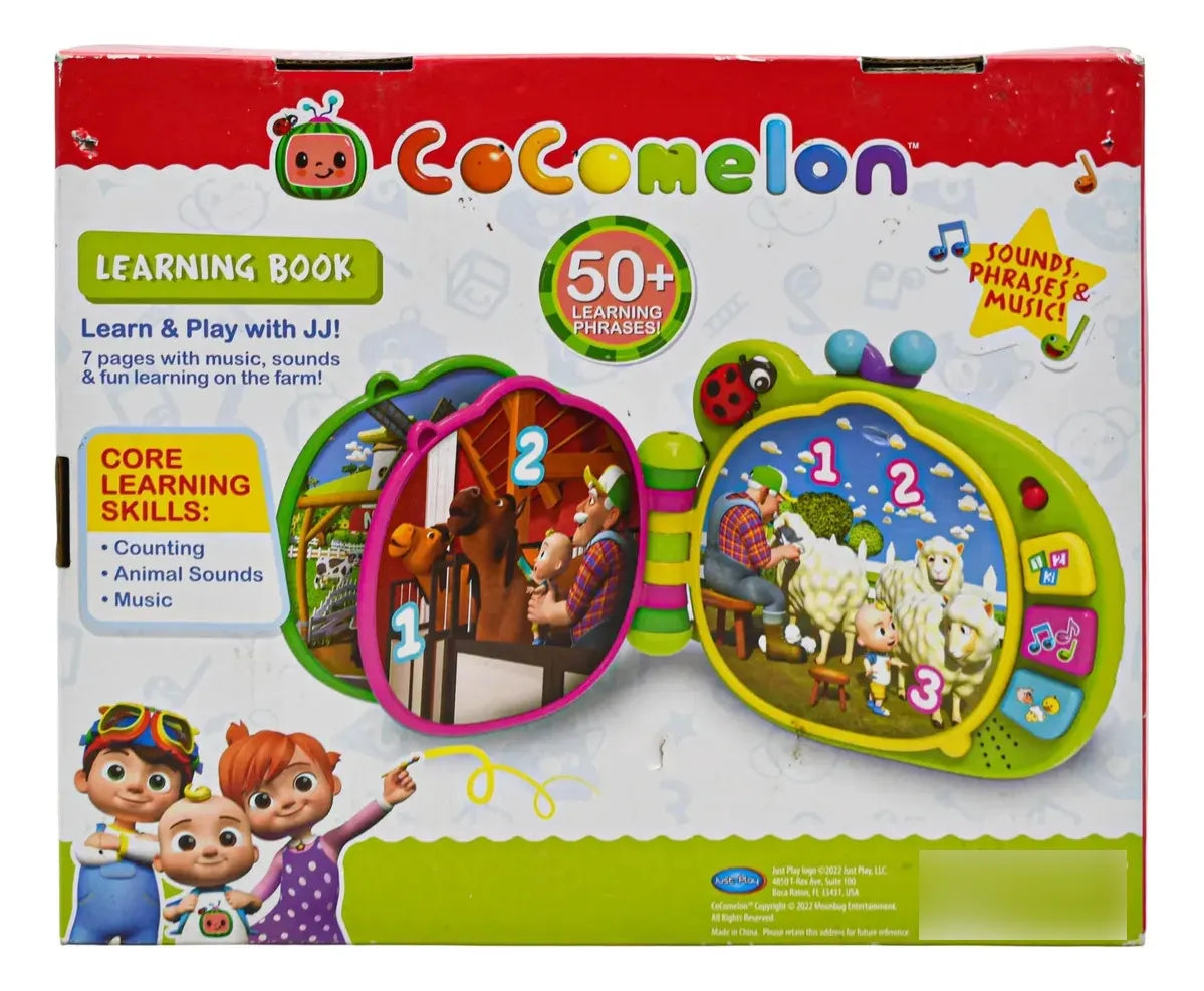 Cocomelon Learning Book Sonido Frases Y Musica Just Play Cf