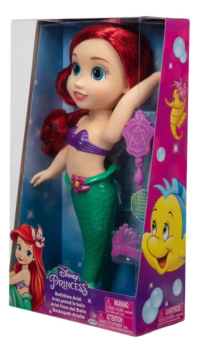 Disney Princesa Ariel Hora Del Baño Muñeca 36cm Jakks