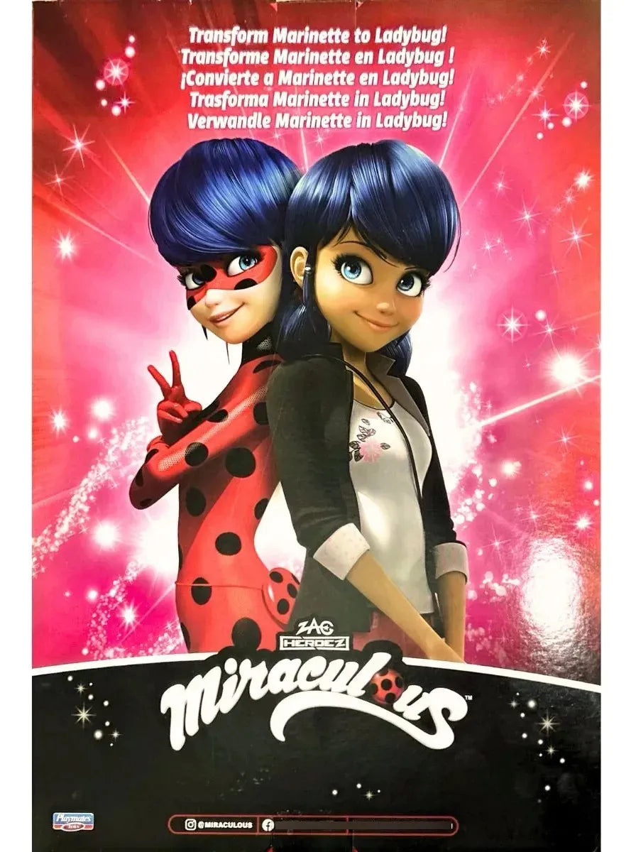 Miraculous Ladybug Y Marinette Muñeca 26cm Playmates Toys