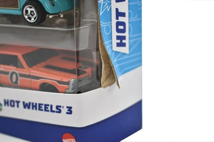 Hot Wheels Whoooaa! Tira De 3 Vehiculos Al Azar Mattel Cd Multicolor