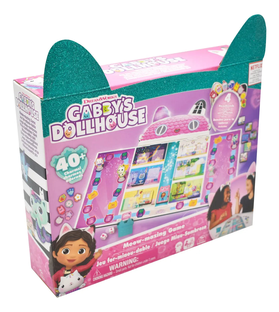 Gabbys Dollhouse Miau Sombroso Juego De Mesa Spin Master Cd