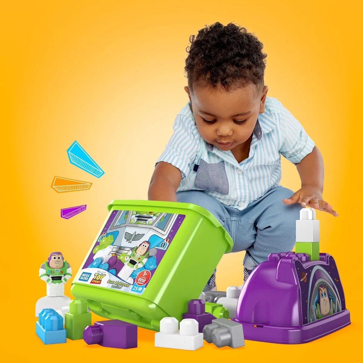 Juguete De Construcción Mega Bloks Cubeta De Buzz Lightyear Cantidad de piezas 25