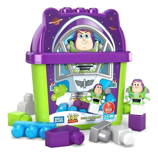Juguete De Construcción Mega Bloks Cubeta De Buzz Lightyear Cantidad de piezas 25